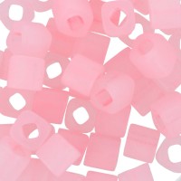 Бисер Япония "TOHO" CUBE №3   4 мм  500 г №0145F бл.розовый/матовый
