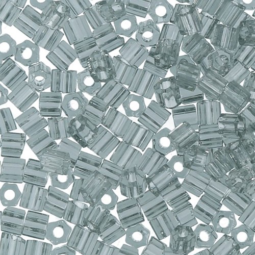 Бисер Япония "TOHO" 11/0   HEXAGON №1   2.2 мм  5 х  5 г №0009 св.серый