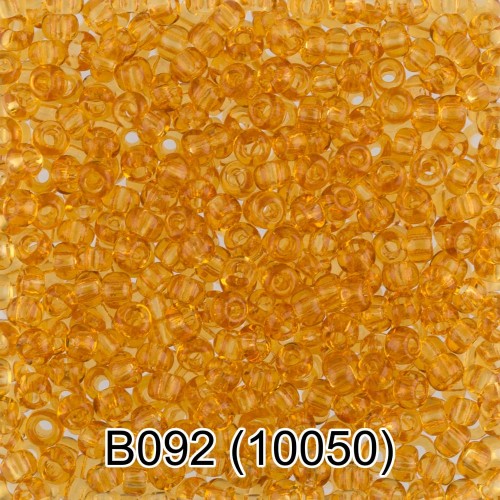 Бисер Чехия "GAMMA" круглый 2   10/0   2.3 мм  50 г  1-й сорт B092 т.рыжий ( 10050 )
