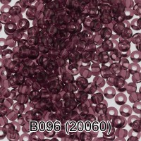 Бисер Чехия "GAMMA" круглый 2   10/0   2.3 мм  50 г  1-й сорт B096 лиловый ( 20060 )