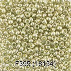 Бисер Чехия "GAMMA" круглый 6   10/0   2.3 мм  50 г  1-й сорт F395 фисташковый/металлик ( 18154 )