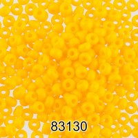 Бисер Чехия круглый 3   10/0   2.3 мм  500 г 83130 (Ф129) яр.желтый