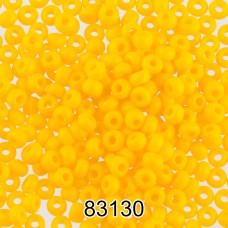 Бисер Чехия круглый 3   10/0   2.3 мм  500 г 83130 (Ф129) яр.желтый