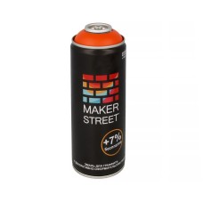 "MAKERSTREET"   Эмаль для граффити и декоративно-оформительских работ   MS400   400 мл 202 Морковный