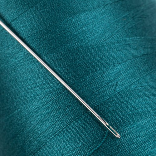 Швейные нитки (полиэстер) 40/2   "Nitka"  ( 201-300 )  4570 м №249 т.мор.волна