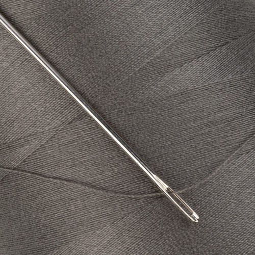 Швейные нитки (полиэстер) 40/2   "Nitka"  ( 301-400 )  4570 м №338 серый