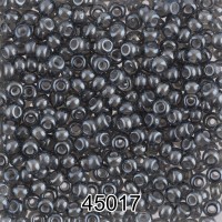 Бисер Чехия круглый 1   10/0   2.3 мм  500 г 45017 (Ф533) серый