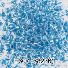 Бисер Чехия "GAMMA" круглый 5   10/0   2.3 мм  10 х  5 г  1-й сорт E607 синий ( 68236 )