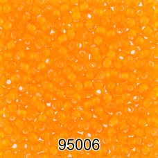Бисер Чехия круглый 6   10/0   2.3 мм  500 г 95006 (Ф622) оранжевый