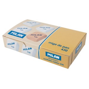 "Milan"   Ластик квадратный 430   2.8х2.8х1.3 см  30 шт. ассорти CMM430
