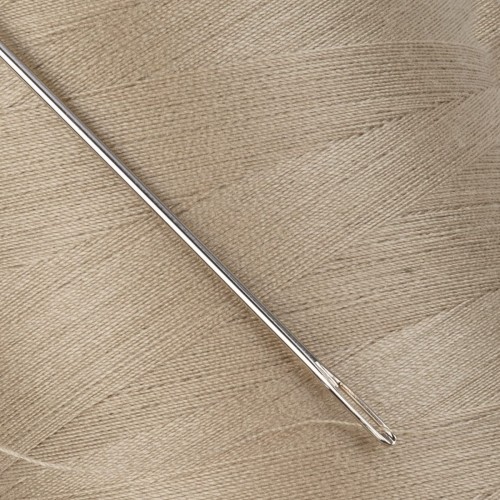 Швейные нитки (полиэстер) 40/2   "Nitka"  ( 301-400 )  4570 м №354 бежевый