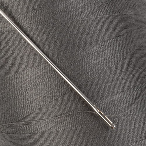 Швейные нитки (полиэстер) 40/2   "Nitka"  ( 301-400 )  4570 м №336 серый