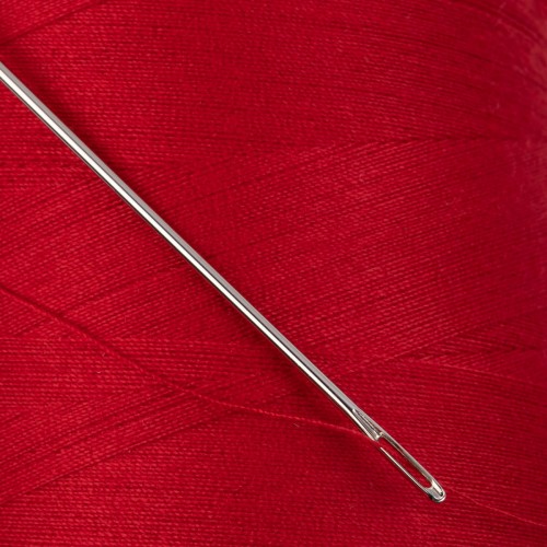 Швейные нитки (полиэстер) 40/2   "Nitka"  ( 101-200 )  4570 м №113 красный