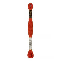Нитки для вышивания "Anchor"   мулине   100\% хлопок   12 x  8 м 5975 кирпичный