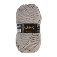 Пряжа ALPINA "MARTA"   100\% тактифил   5 шт. х  100 г  120 м ± 6 м №033 св. серый