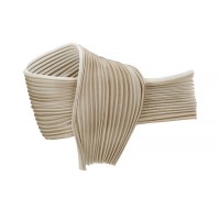 Лента декоративная "Floranta" Shibori   (Шибори)   120 мм  20 см № 70 серый