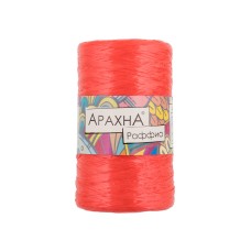 Пряжа ARACHNA "Raffia"   100\% полипропилен   5 шт. х  50 г ± 10 г  200 м ± 12 м №06 алый