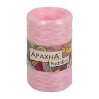 Пряжа ARACHNA "Raffia"   100\% полипропилен   5 шт. х  50 г ± 10 г  200 м ± 12 м №12 св.розовый