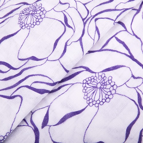 Ткань "PEPPY"   Ткань муслиновая   ФАСОВКА   EMBRACE   100\% хлопок   100 х  125 см  Shannon Fabrics bouquet jewel