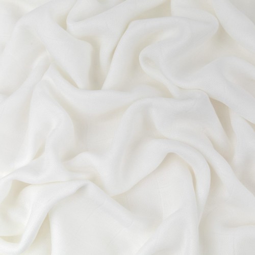 Ткань "PEPPY"   Ткань муслиновая   ФАСОВКА   SOLID BAMBOO EMBRACE   100\% хлопок   100 х  125 см  Shannon Fabrics SNOW