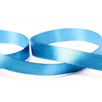 Лента атласная 12 мм ( 1/2 ")  "Gamma"   33 м ± 2 м №150 сине-голубой