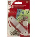 Кнопка KOH-I-NOOR 16 (1213-030 №2) рубашечные Baby металл цветные d 10 мм 15 шт. 974 розовый