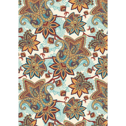 Ткань для пэчворка PEPPY   СКАЗОЧНЫЙ ВОСТОК   ФАСОВКА   50 x 55 см  146 г/кв.м ± 5   100\% хлопок СВ-04 белый