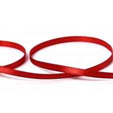 Лента атласная 6 мм ( 1/4 ")  "Gamma"   33 м ± 2 м №123 коричнево-бордовый