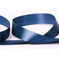 Лента атласная 25 мм ( 1 ")  "Gamma"   33 м ± 2 м №116 т-синий