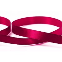 Лента атласная 12 мм ( 1/2 ")  "Gamma"   33 м ± 2 м №048 бордовый