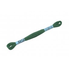 Нитки для вышивания "Gamma"    мулине  ( 0207-0819 )  100\% хлопок   24 x  8 м №0212 зеленый