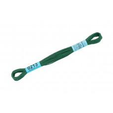 Нитки для вышивания "Gamma"    мулине  ( 0207-0819 )  100\% хлопок   24 x  8 м №0213 т.зелёный