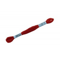 Нитки для вышивания "Gamma"    мулине  ( 0001-0206 )  100\% хлопок   24 x  8 м №0032 терракотовый