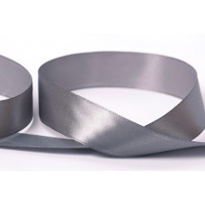 Лента атласная 25 мм ( 1 ")  "Gamma"   AL-25P   ФАСОВКА   5 x  5.4 м №018 т.серый