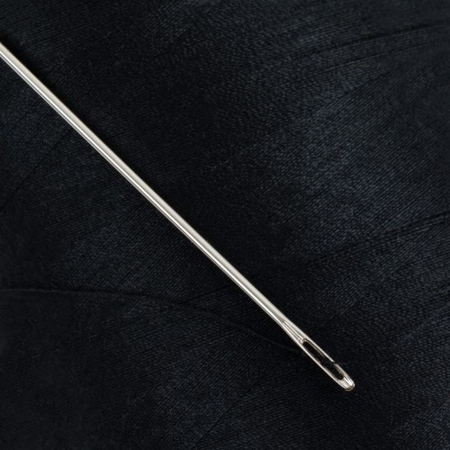 Швейные нитки (полиэстер) 50/2   "Gamma"   4570 м _ЧЕРНЫЙ