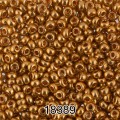 Бисер Чехия круглый 6 10/0 2.3 мм 500 г 18389 (Ф657) золотой/металлик