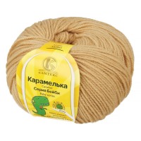 Пряжа Камтекс КТ "Карамелька"   100\% акрил   10 шт. х  50 г  175 м  006 бежевый свет.