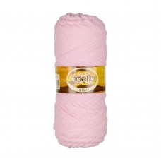 Пряжа ADELIA "MIMI"   100\% полиэстер   5 шт. х  100 г  80 м ± 4 м №09 розовый