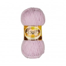 Пряжа ADELIA "KISS"   100\% полиэстер   10 шт. х  50 г  145 м ± 7 м №06 св.сиреневый