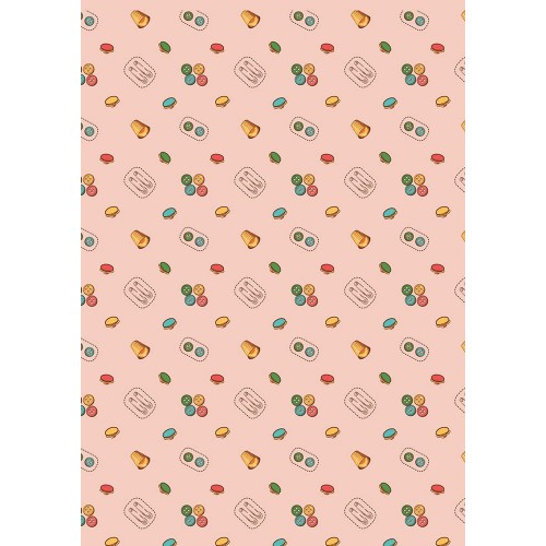 Ткань для пэчворка PEPPY   ВЕК МОДЫ   ФАСОВКА   50 x 55 см  146 г/кв.м ± 5   100\% хлопок ВМ-11 розовый