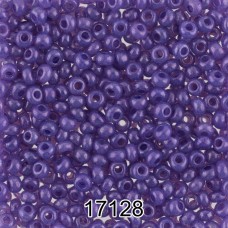 Бисер Чехия круглый 1   10/0   2.3 мм  500 г 17128 (Ф014) т. сиреневый