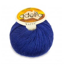 Пряжа ADELIA "KATTY"   100\% шерсть   10 шт. х  50 г  150 м ± 10 м №21синий
