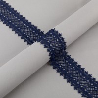 Гипюр "Gamma"   58 мм  GGM-5802   в пакете   9.7 м ± 0.2   Турция т.синий