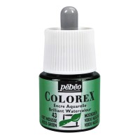 Краска акварель "PEBEO"   акварельные чернила Colorex   45 мл 341-043 зеленый мох