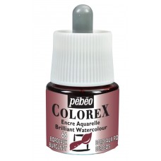Краска акварель "PEBEO"   акварельные чернила Colorex   45 мл 341-066 красный бургундский