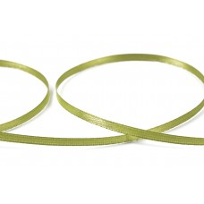 Лента атласная 3 мм ( 1/8 ")  "Gamma"   AL-3P   двухстор.   91.4 м №055 болотный