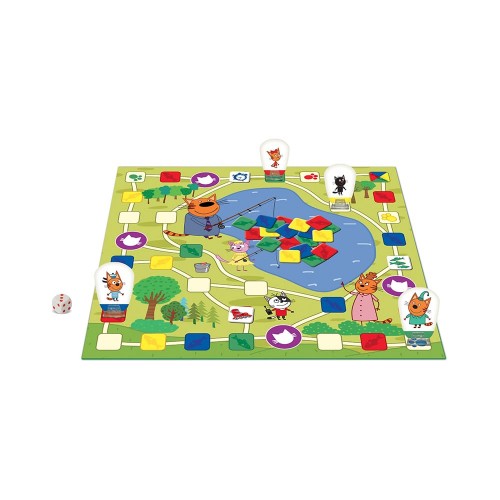 Игра настольная "ZVEZDA"   "Три кота. Рыболовы."   8767 8767