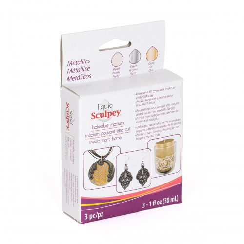 "Sculpey"   Liquid Sculpey Multipack декоративный гель   ALS   90 мл  СК/Распродажа MET1 Metallic