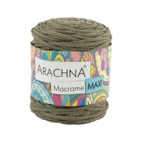 Пряжа ARACHNA "Macrame Maxi"   80\% хлопок, 20\% полиэстер   4 шт. х  250 г ± 10 г  80 м ± 3 м №15 хаки