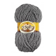 Пряжа ADELIA "SOFIA"   100\% полиэстер   10 шт. х  50 г  90 м ± 6 м №41 серый